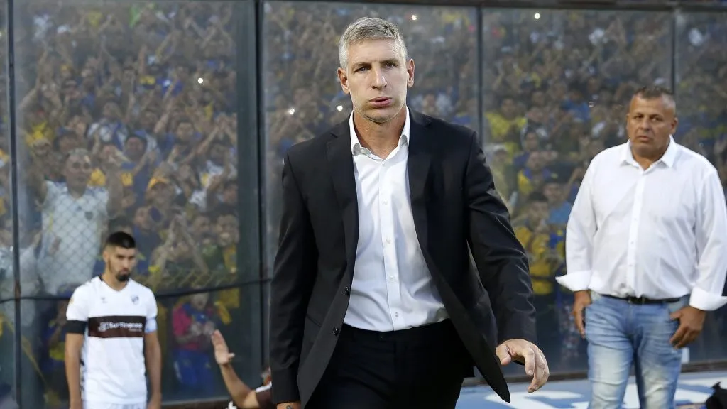 Martín Palermo, actual entrenador de Platense. (Foto: Getty)