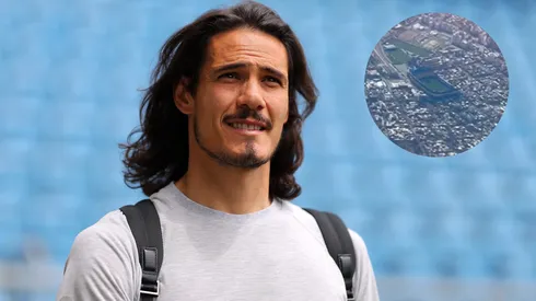 "Llegando": el video que compartió Cavani en pleno vuelo para firmar con Boca