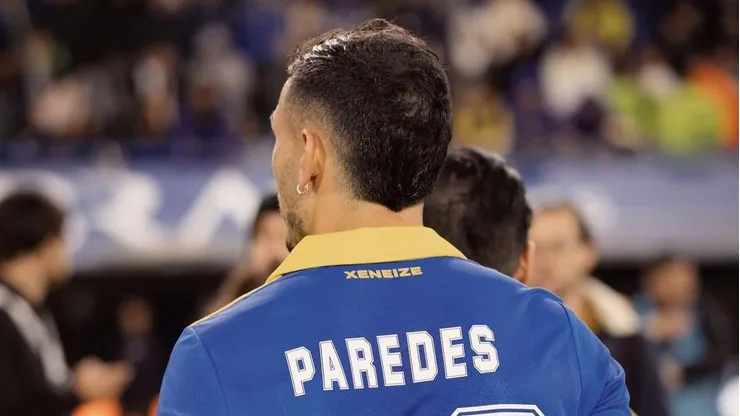 Paredes ilusionó a todos los hinchas de Boca con un posteo a horas de la final