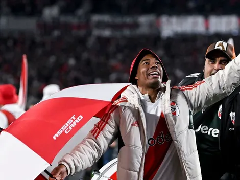 Inesperado: el reclamo de Nico De La Cruz a Chiqui Tapia en pleno festejo de River