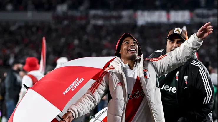 Inesperado: el reclamo de Nico De La Cruz a Chiqui Tapia en pleno festejo de River