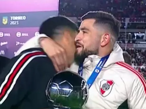 VIDEO | El enorme gesto de Enzo Pérez con Elías Gómez en la celebración de River