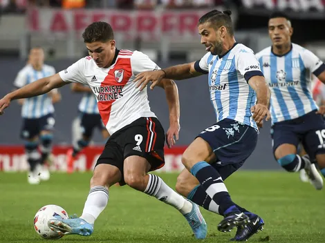 ¿Cómo está el historial de partidos entre River y Racing?