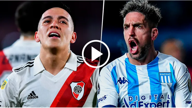 River y Racing se miden en el cierre de la Liga Profesional 2023.