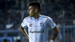 Joaquín Pereyra con la camiseta de Atlético Tucumán.