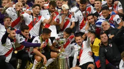 River festejando la Copa Libertadores 2018.