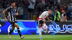 Franco Alfonso durante su debut en River.