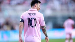 FORT LAUDERDALE, FLORIDA - JULY 25: Lionel Messi #10 of Inter Miami CF looks on in the first half during the Leagues Cup 2023 match between Inter Miami CF and Atlanta United at DRV PNK Stadium on July 25, 2023 in Fort Lauderdale, Florida. (Photo by Hector Vivas/Getty Images)
