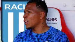 Roger Martínez llegó para firmar con Racing y habló de "sentimientos encontrados"