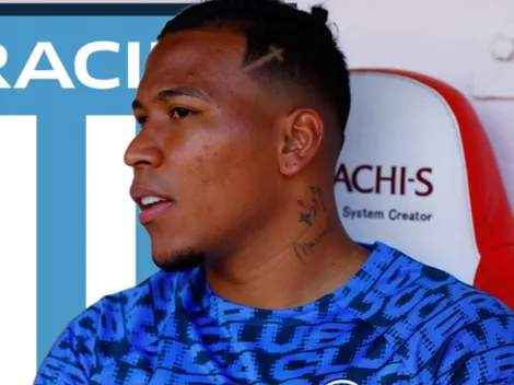Roger Martínez llegó para firmar con Racing y habló de "sentimientos encontrados"
