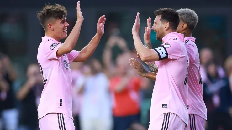 Lionel Messi, la gran figura del partido.