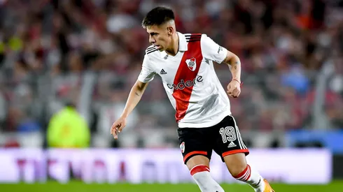 Claudio Echeverri en acción.