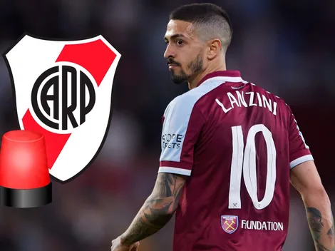 ¿Vuelve Lanzini? El inesperado gesto en pleno partido de River que ilusiona a los hinchas
