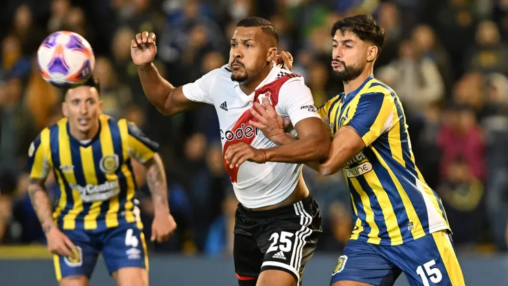 Rondón podría quedarse afuera del duelo ante el Canalla.