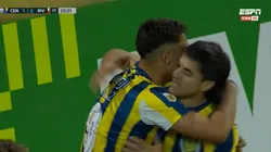 El festejo en el gol de Alejo Véliz.