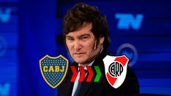 Milei confesó el momento en el que se pasó de Boca a River viendo la final de Madrid