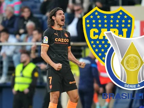 Atento Boca: un club brasileño sigue de cerca la situación de Cavani