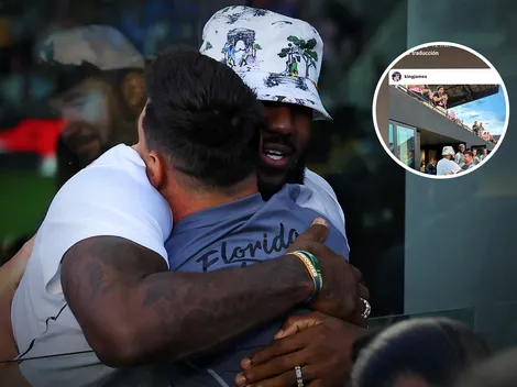 El INCREÍBLE cruce que tuvo Messi con LeBron James tras el triunfo de Inter Miami