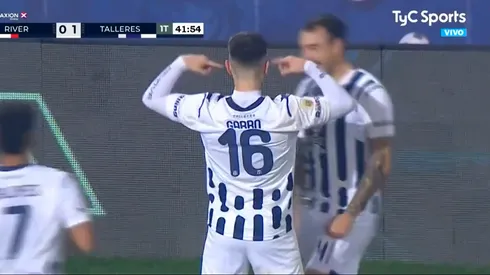 El festejo de Rodrigo Garro.