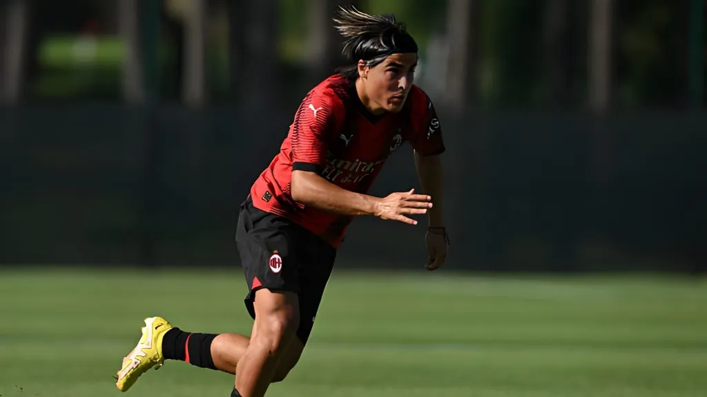 Luka Romero, entre Boca, Milan y Almería