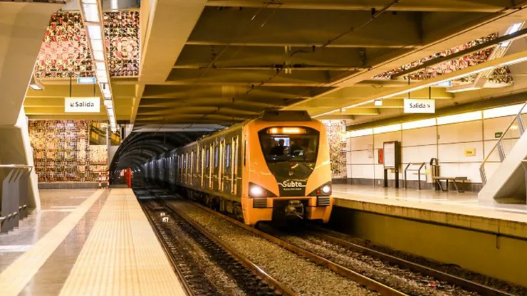 El subte está interrumpido.