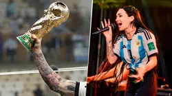 ¿La Joaqui confirmó su romance con un campeón del mundo con la Selección Argentina?