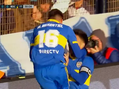 VIDEO | Merentiel metió un cabezazo brutal y puso el primero de Boca ante Gimnasia