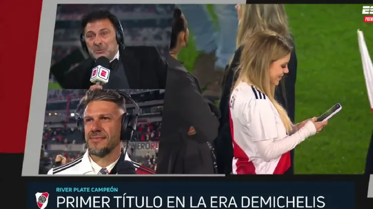 VIDEO | "Me hacés llorar Micho": el emotivo momento entre Demichelis y Astrada tras el título de River