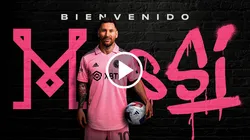 Lionel Messi es presentado en Inter Miami.