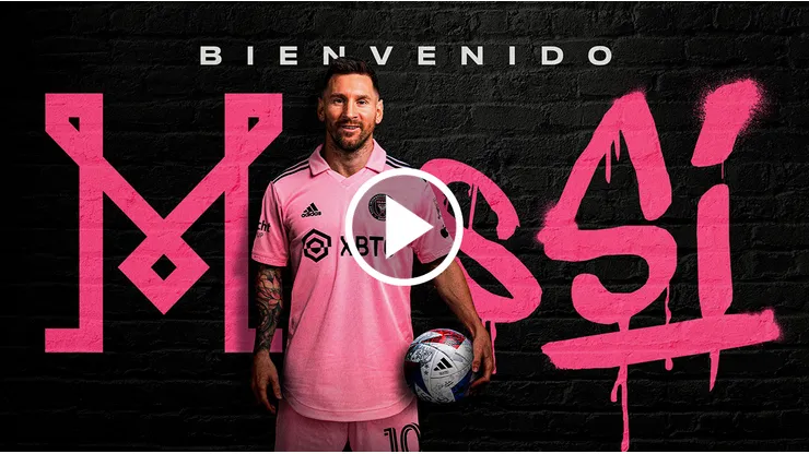 Lionel Messi es presentado en Inter Miami.