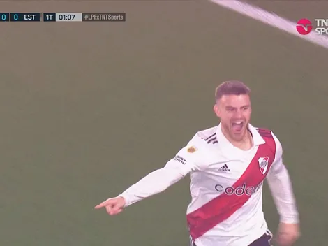 VIDEO | Desde el vestuario: River salió a comerse a Estudiantes, y Beltrán facturó