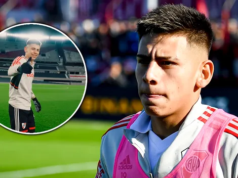 "Si el Diablito lo dice...": el mensaje de Echeverri a los hinchas desde el Monumental