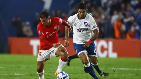 Diego Polenta durante un partido de Nacional.