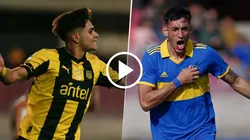Peñarol vs. Boca por la Libertadores Sub-20.