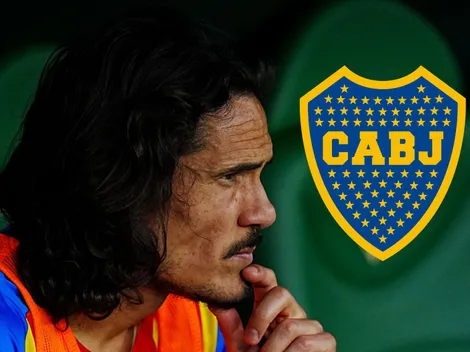 En España no hay buenas noticias de Cavani para Boca