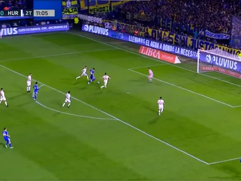 VIDEO | En medio de su posible partida, el gol de Vázquez para el triunfo de Boca ante Huracán