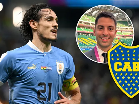 Con una lluvia de tuits, Gastón Edul dio detalles de las negociaciones de Cavani con Boca: "Insisto"