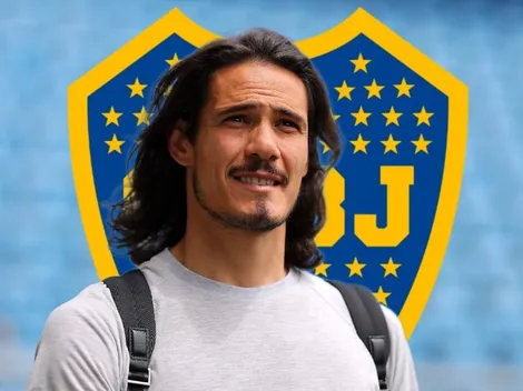 El posteo de Cavani mientras su representante se reunió con Boca