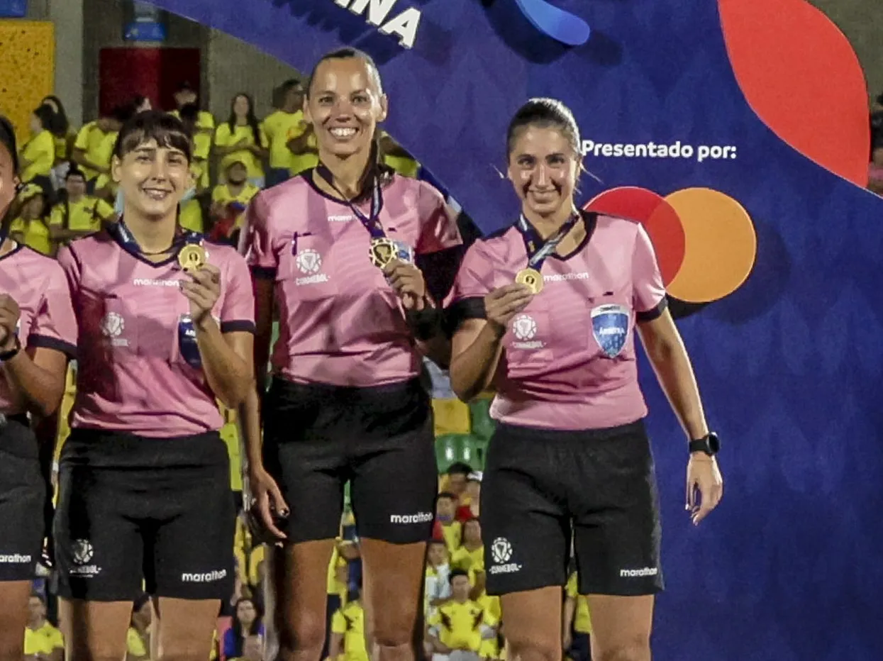 Milone, De Almeida y Fortunato en la última Copa América.