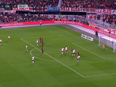 VIDEO | De La Cruz y un golazo ESPECTACULAR de tiro libre para que delire todo River