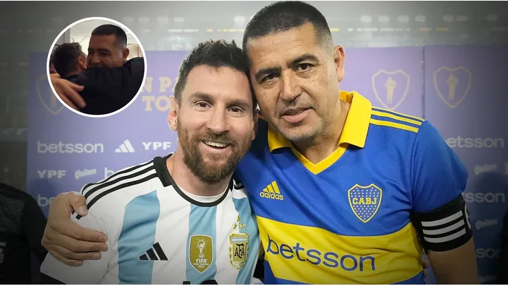 VIDEO | Sale a la luz el insólito diálogo entre Messi y Riquelme antes de la despedida del 10
