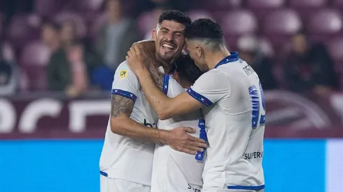 El festejo de los jugadores del Fortín.