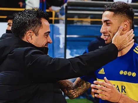 El día que Xavi "bendijo" a Alan Varela cuando aún seguía en Boca
