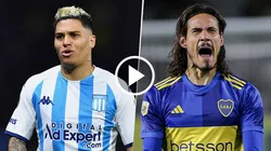 Racing vs. Boca por la Copa Libertadores.