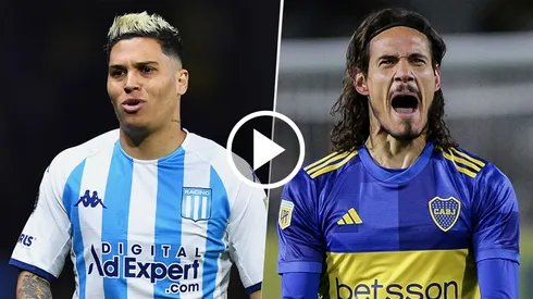 Racing vs. Boca por la Copa Libertadores.