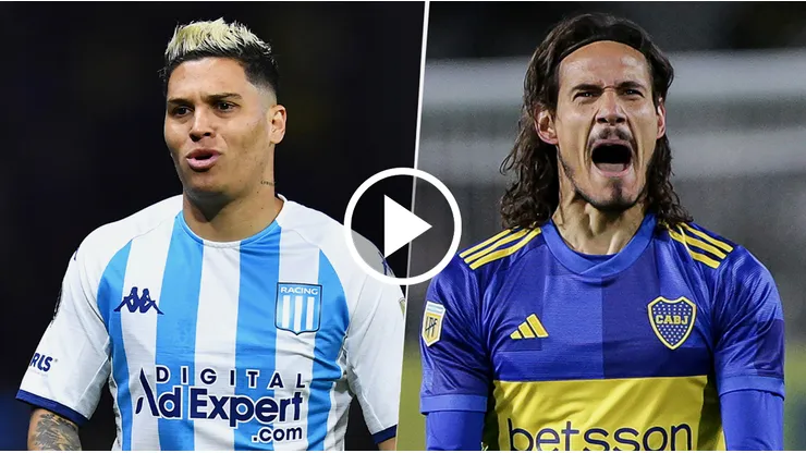 Racing vs. Boca por la Copa Libertadores.