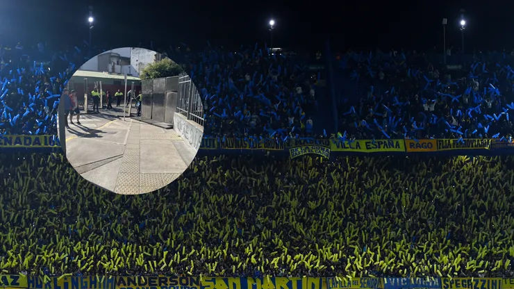 Vallado policial en las inmediaciones de La Bombonera en la previa del Racing - Boca