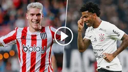 Estudiantes vs. Corinthians por la Sudamericana.