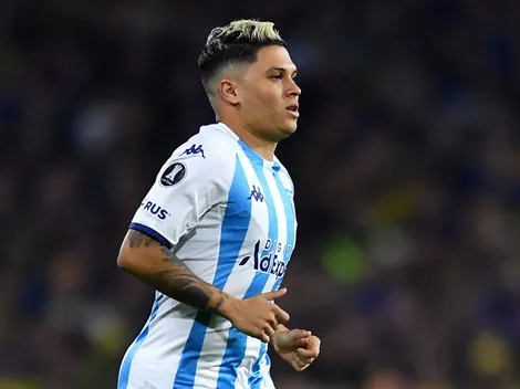 Los XI de Racing para recibir a Boca, con Juanfer Quintero