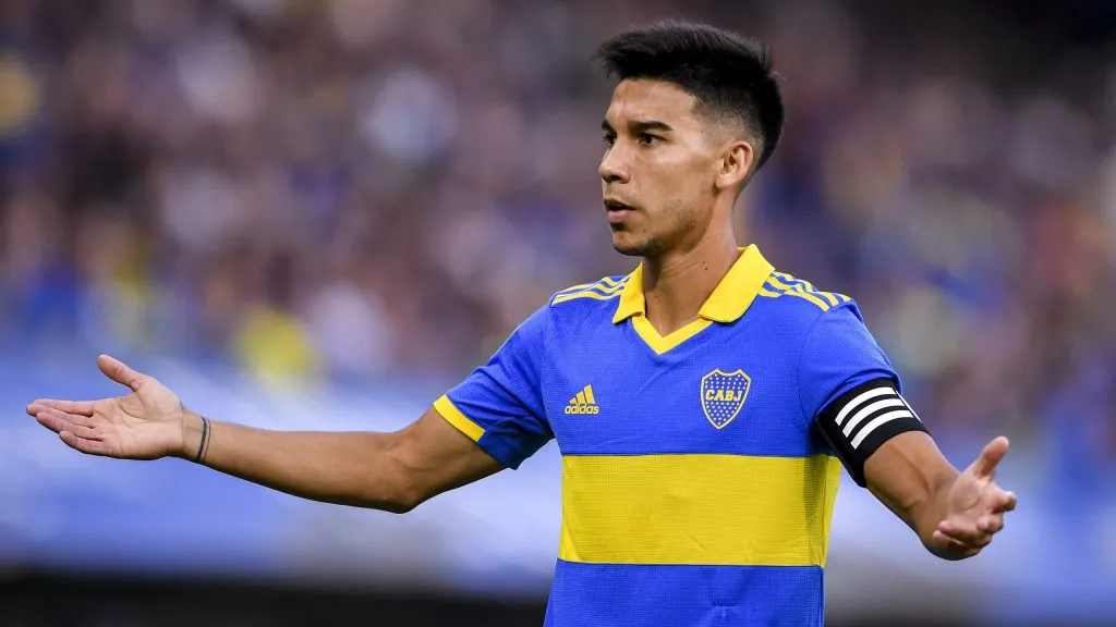 Pol Fernández, capitán de Boca Juniors. (Getty)